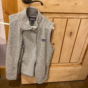 Grey Patagonia vest.